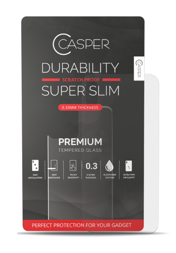 Casper Tempered Glass (Back Glass) For iPhone XR (Clear)